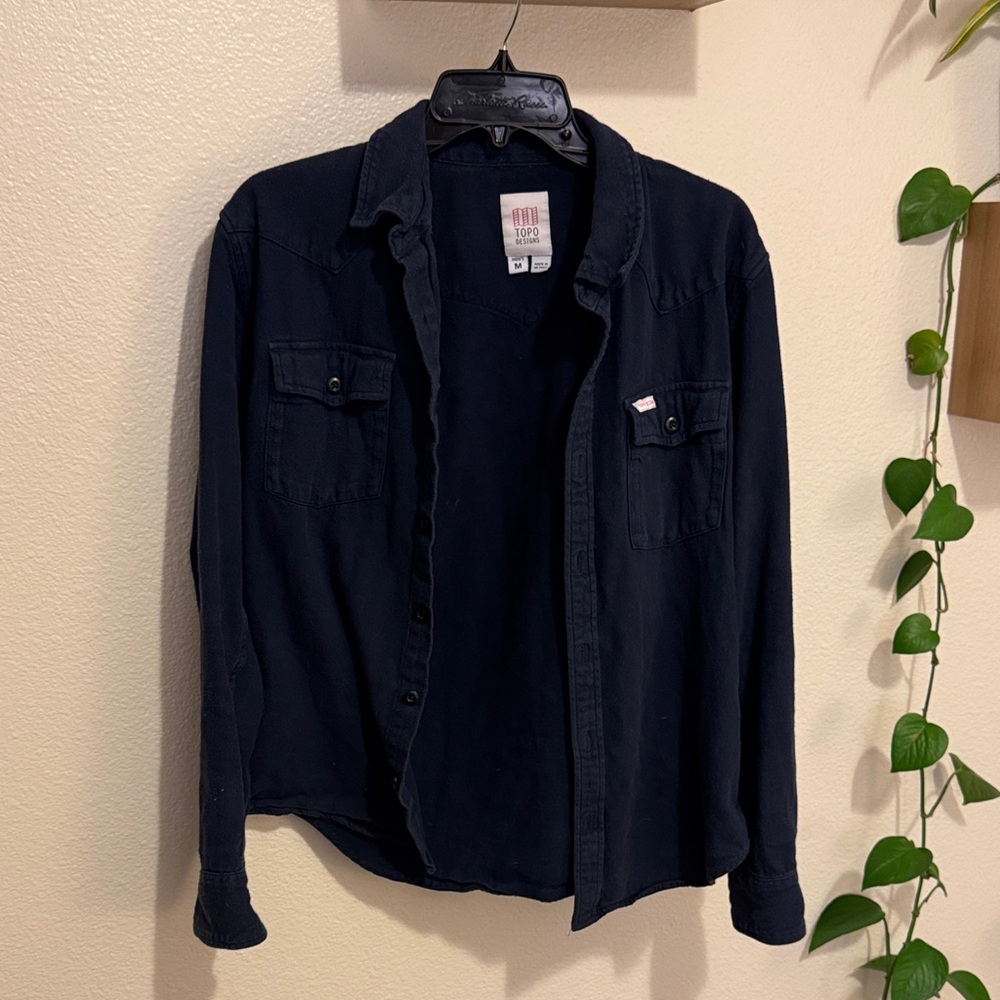 Topo Designs Men's Navy Shirt Jacket